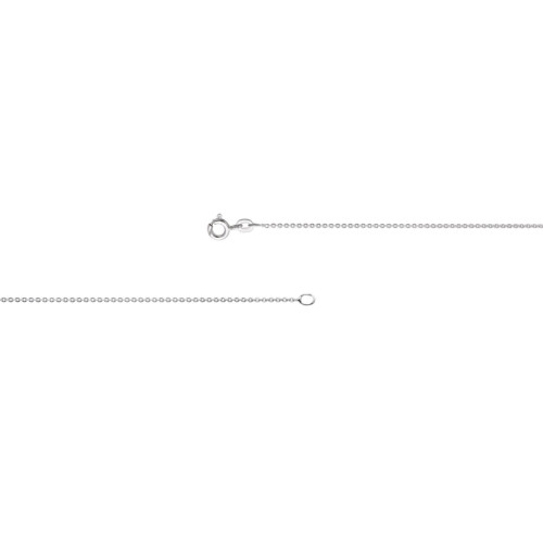 Stardiamant Halskette - Karree - Weißgold 585 - DKK151W/42