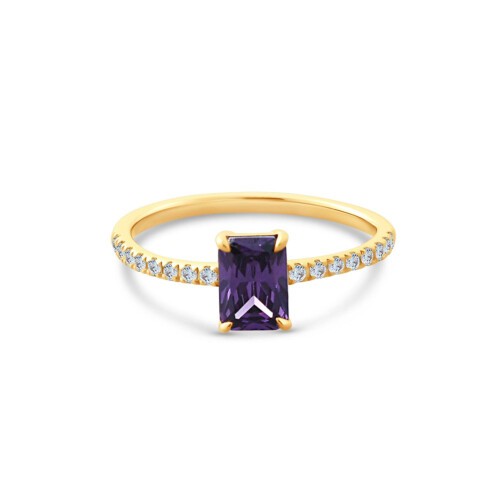 Maja Emulto Ring - Violeta - EL00235.RG.YGAM