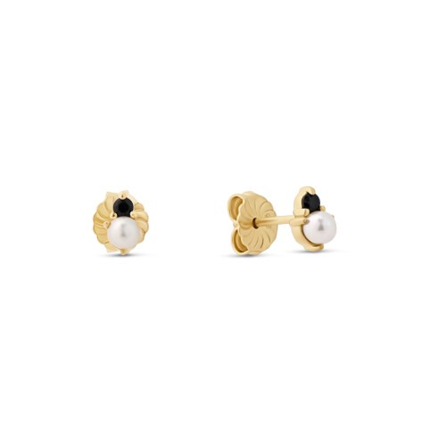 Maja Emulto Ohrstecker - Noir Pearl - EL00371.ER.YG.BK