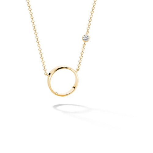 FJF JEWELLERY Halskette - Circle II - FJF0010009YWH