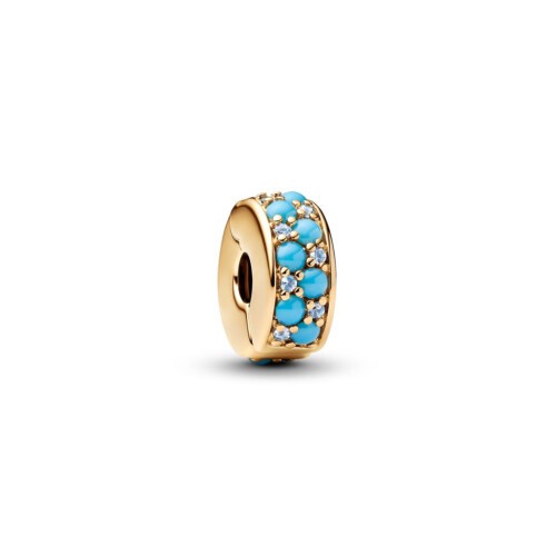 Pandora Charm - Aquablaues Clip - 763902C01