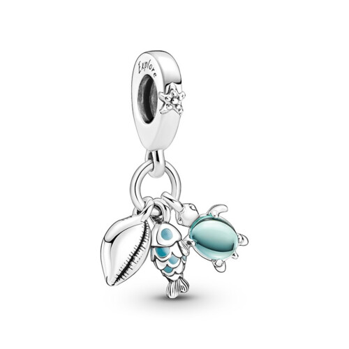 Pandora Charm - Fish, Sea Turtle & Conch - 791697C01