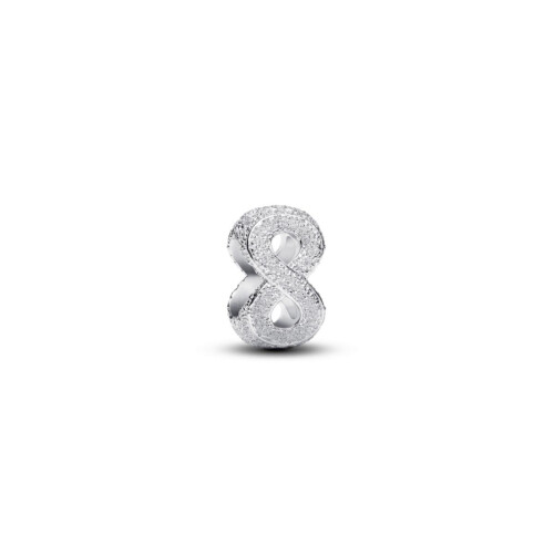 Pandora Charm - Strukturiertes Unendlichkeits-Symbol Mini-Charm - 794523C00