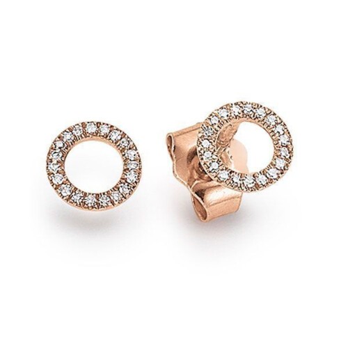 Palido Ohrstecker - Diamant Roségold 585 - K10530/R