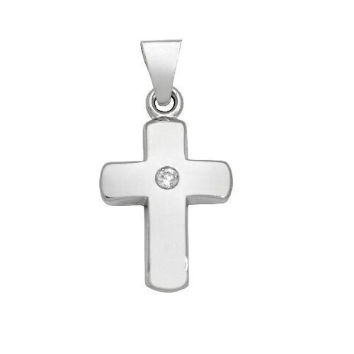 Schneider Basic Anhänger - Kreuz – Weißgold – K26