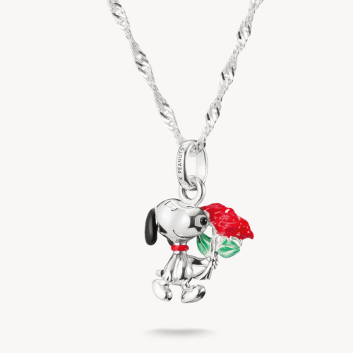 Thomas Sabo Halskette - Snoopy mit Rosen - KE2353-664-7-L45V