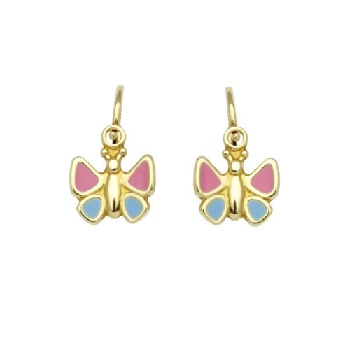 Schneider Basic Ohrstecker - Gold - Schmetterling - KI64