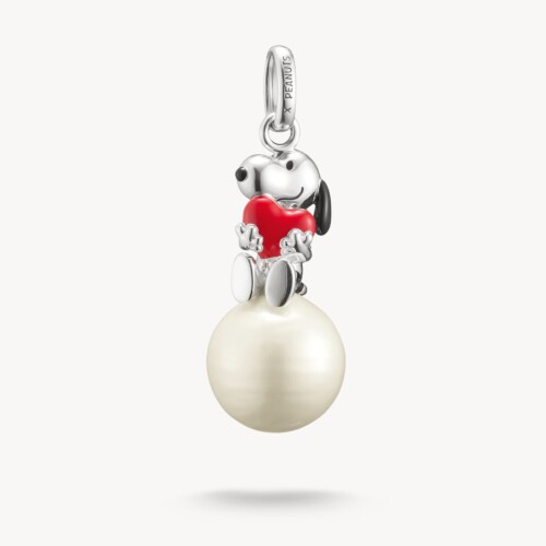 Thomas Sabo Anhänger - Snoopy mit Herz auf Schneeball PEANUTS - PE991-664-14