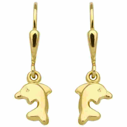Schneider Basic Ohrringe - Gold - Delphin - KI11