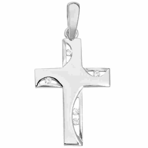 Schneider Basic Anhänger - Silber - Kreuz  - SKE03