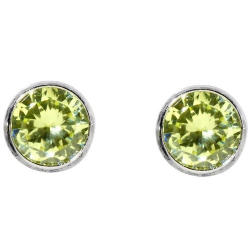 Schneider Basic Ohrstecker - Silber – Monatsstein August - SMO23