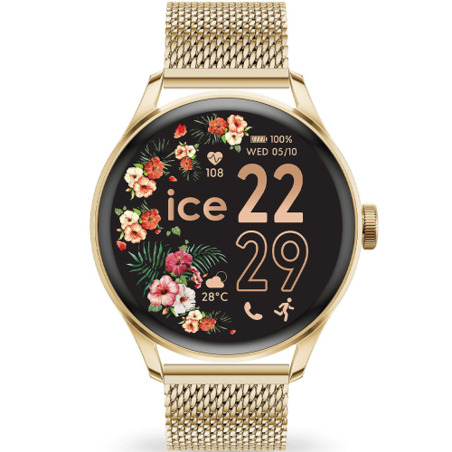 Ice watch Smartwatch - ICE smart 2.0 round - Gold Milanese - 024655