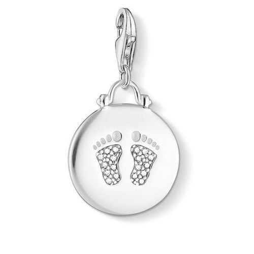 Thomas Sabo Charm - Charm Club - Coin Baby Fußabdruck - 1692-051-14