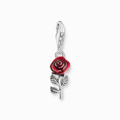 Thomas Sabo Charm - rote Rose - 2076-664-10