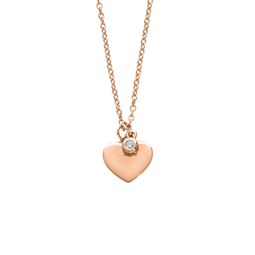 Auranto Collier - Silbercollier Herz ros - M262085