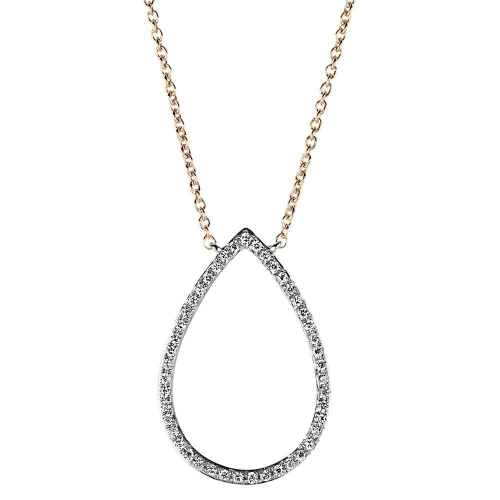 DiamondGroup Collier - Brillant Weißgold Rosegold 585 - 4A407RW4-1