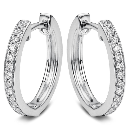 DiamondGroup Creolen - Brillant Weißgold 750 - 96-10038