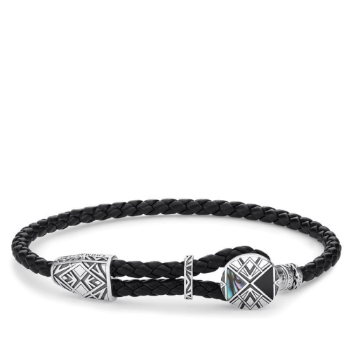 Thomas Sabo Lederarmband - Rebel at Heart - Coin - A1862-981-11-L25v