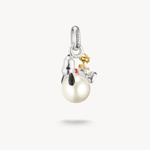 Thomas Sabo Charm - Perle Snoopy & Woodstock Santa Edition PEANUTS Connect - CC1308-427-14