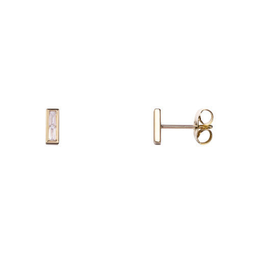 Stardiamant Ohrstecker - Brillant Gelbgold 585 - D2117G
