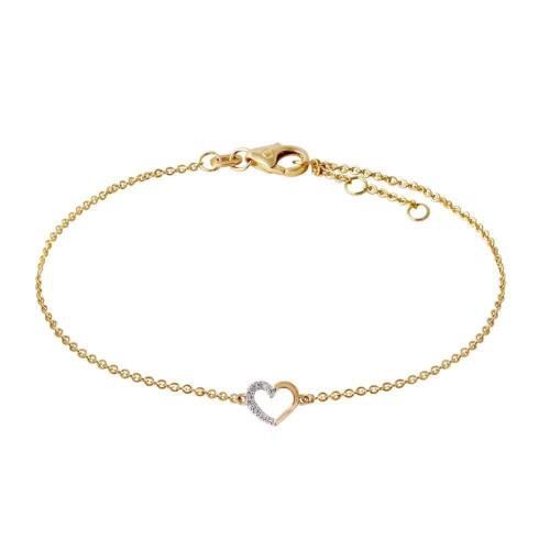 Stardiamant Armband - Herz - Brillant Gelbgold 585 - D2615G