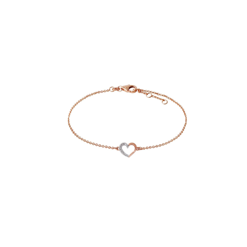 Stardiamant Armband - Herz - Brillant Rosegold 585 - D2615R