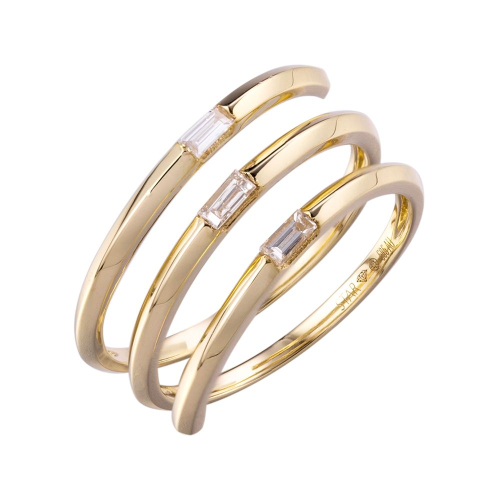 Stardiamant Ring - Diamant Gelbgold 585 - D6491G