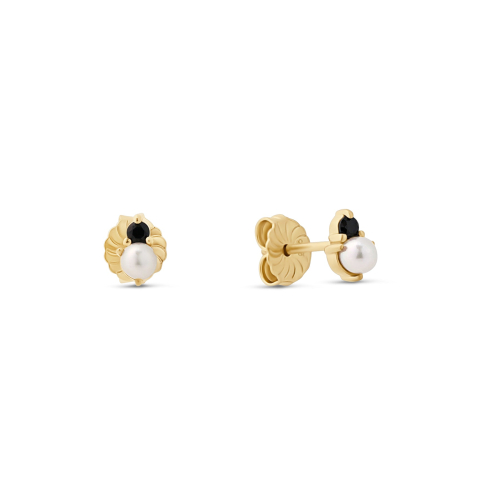 Maja Emulto Ohrstecker - Noir Pearl - EL00371.ER.YG.BK