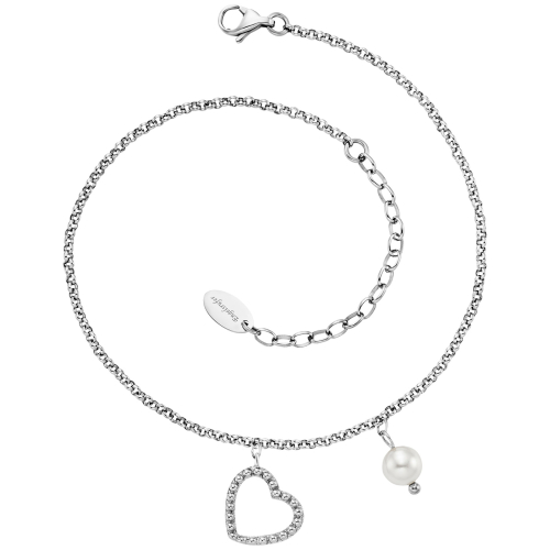 Engelsrufer Fußkette / Fußband - ERFS-HEART-PE