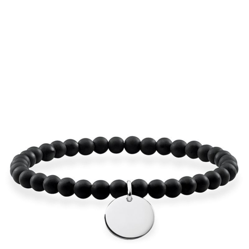 Thomas Sabo Armband - Love Bridge - Schwarz Scheibe - LBA0114-023-11