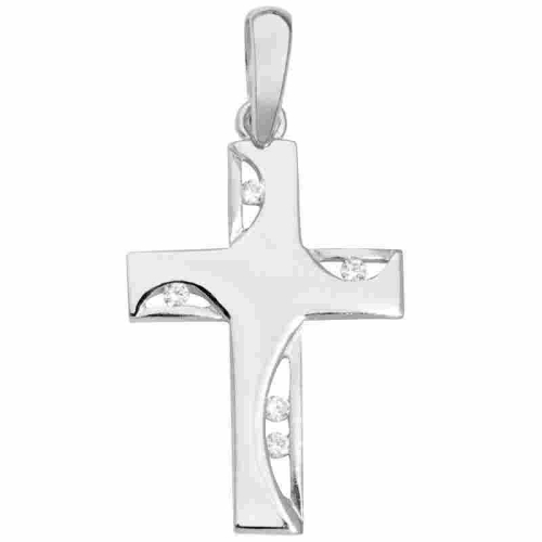 Schneider Basic Anhänger - Silber - Kreuz  - SKE03