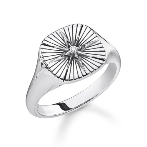 Thomas Sabo Ring - Rebel at Heart - Vintage Stern - TR2247-643-14