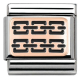 Composable Classic - 9k Rosegold, Emaille - Kette Schwarz - 430201/03