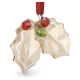 Feiertagsbeifall-Lebkuchen-Stechpalmen-Blätter-Ornament - 5656277