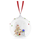 Holiday Cheers Baum und Schneemann Weihnachtskugel - 5701509