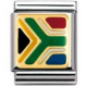 FLAGGEN AFRIKA Edelstahl, Email und 18K-Gold (SUDAFRIKA)