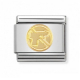 PEACE AND LOVE  Edelstahl und 18-K-Gold (No War)
