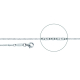Brillantkette Diamantiert Silber - B1S