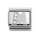 SilverShine Buchstabe M mit Zirkonia - 330301/13