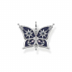 Schmetterling Stern & Mond silber - PE929-945-7