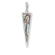 Dreieck Abalone Perlmutt Türkis - Y0026-509-7