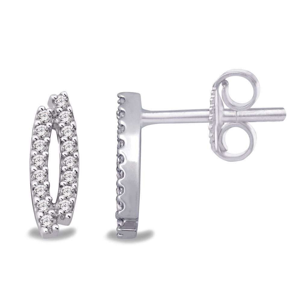 Best of Diamonds Ohrstecker - Brillant Weißgold 585 - E238WG