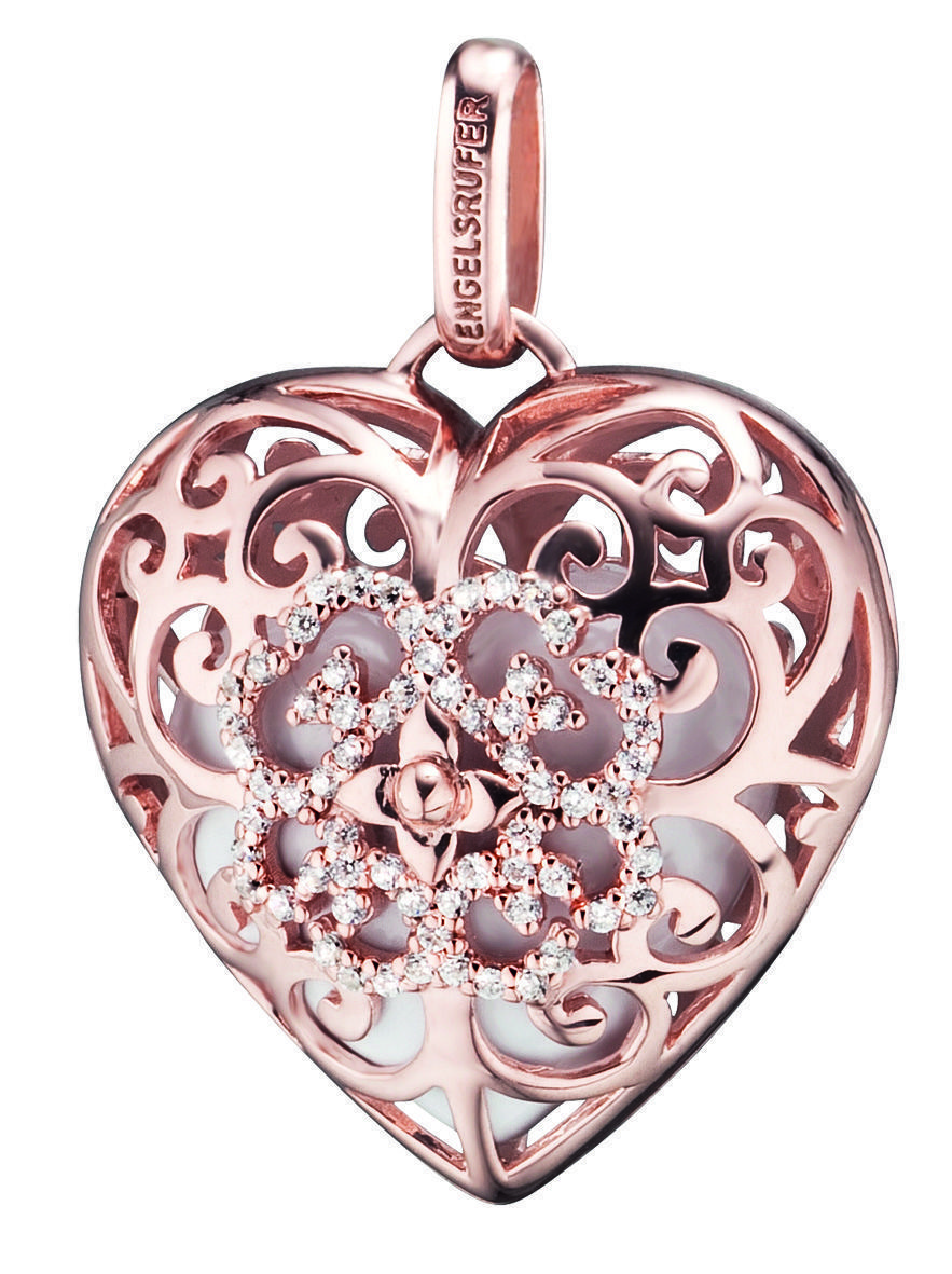Engelsrufer Anhänger - Anhänger - Herz - Rosé - ERP-01-HEART-ZI-LR