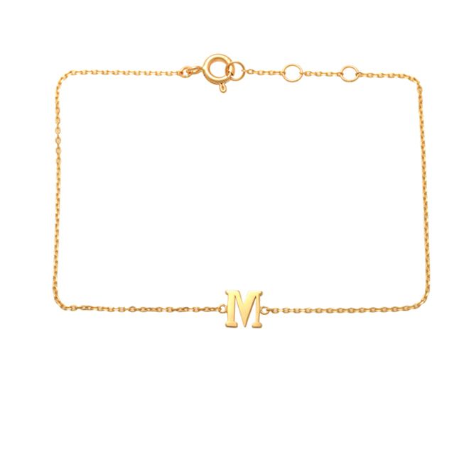 Schneider Basic Armband - Buchstabe M - GBAM