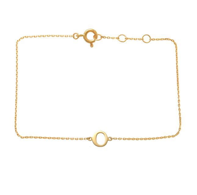 Schneider Basic Armband - Buchstabe O - GBAO
