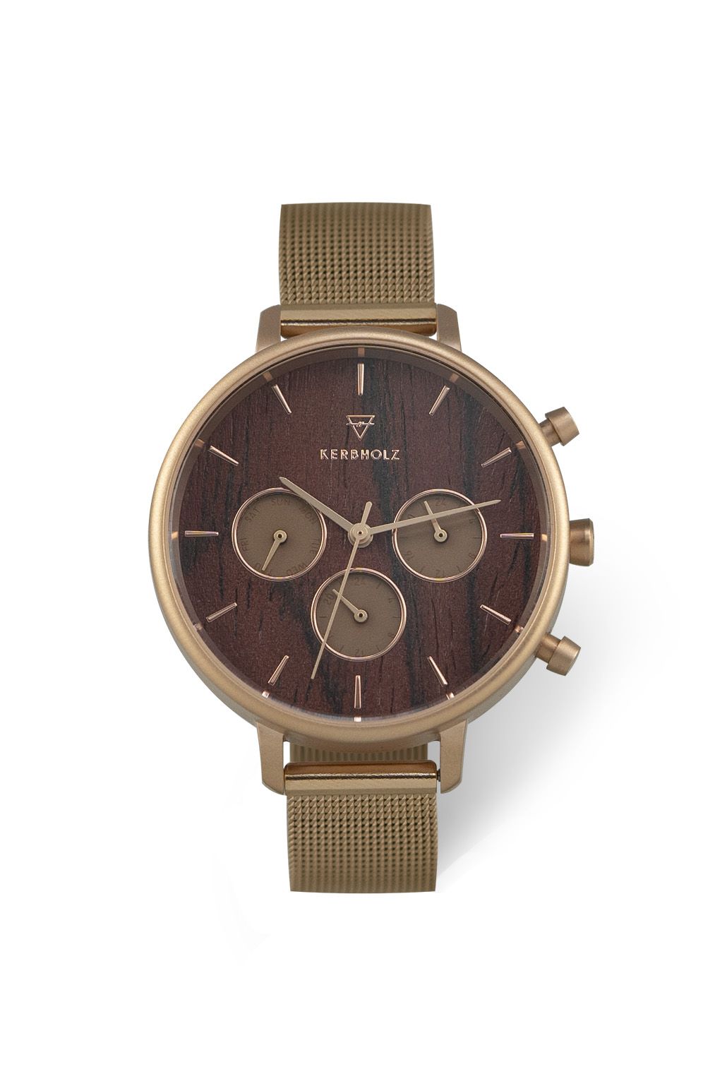 Kerbholz Uhren - Helene Roségold