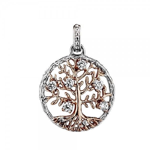 Julie Julsen Anhänger - Poems - Crystaltree - Rosegold - Zirkonia - JJ7960.8