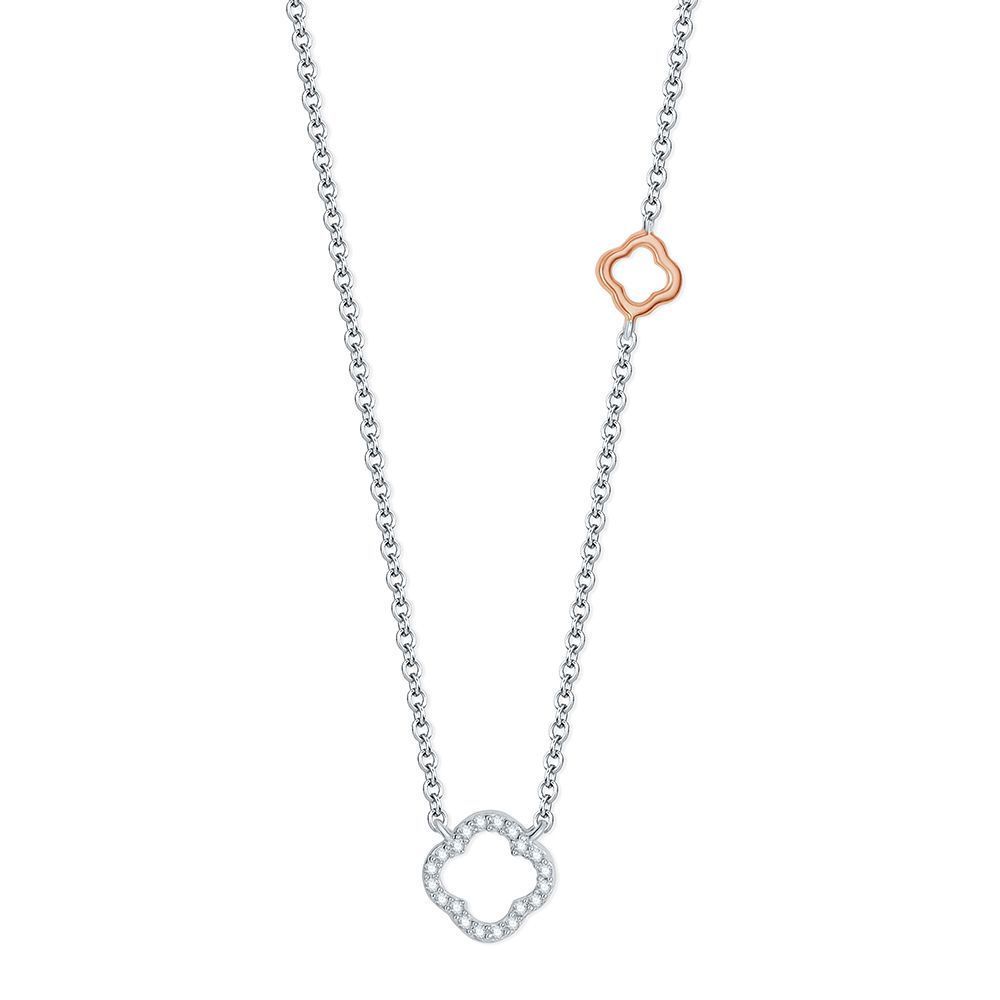 Best of Diamonds Collier - Brillant Weißgold/Roségold 585 - NK045WG/RG