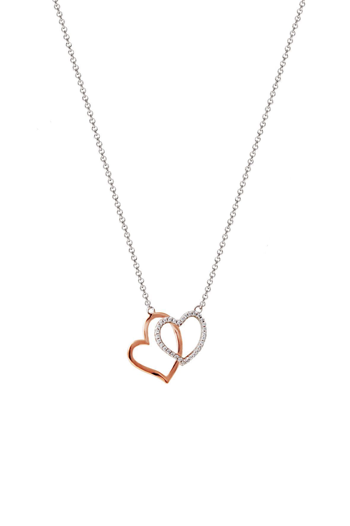 XENOX Collier - Love Story - verschlungene Herzen - XS2776R