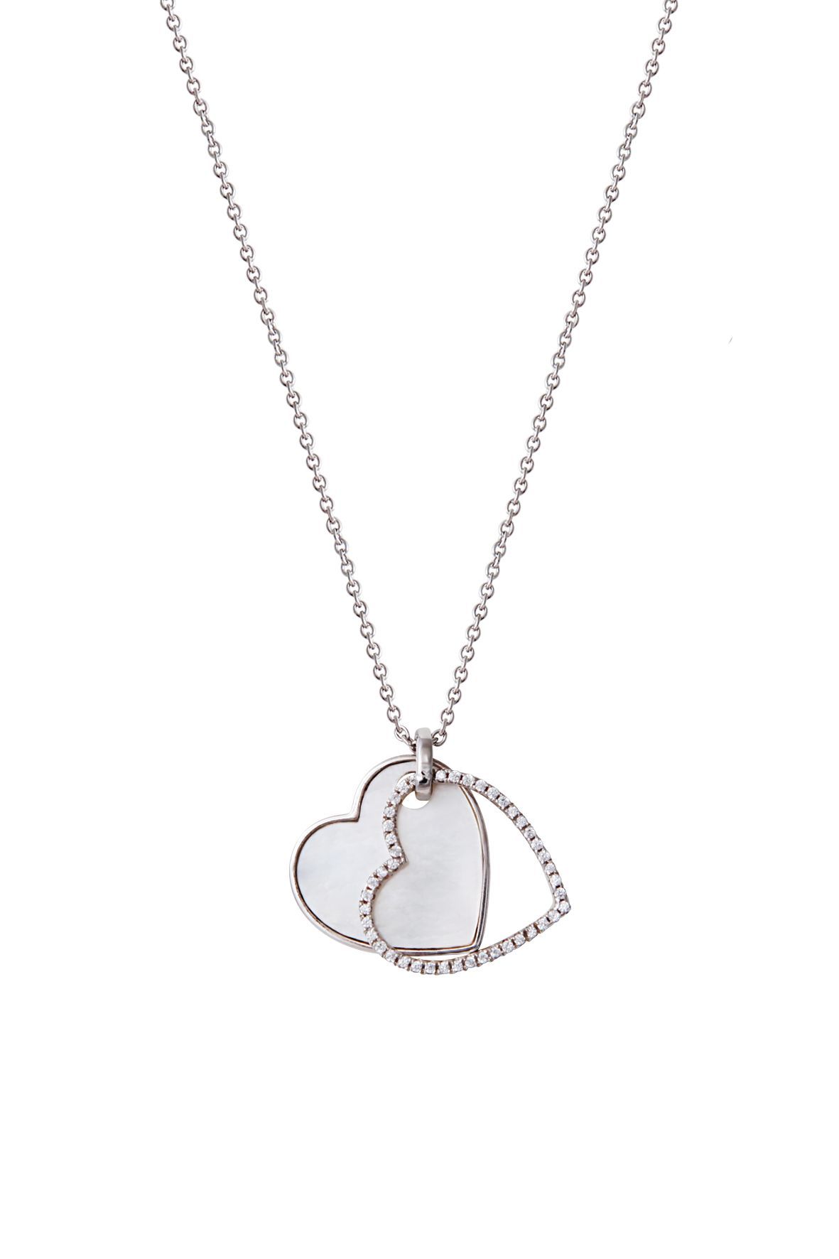 XENOX Collier - Love Story - verbundene Herzen - XS2778